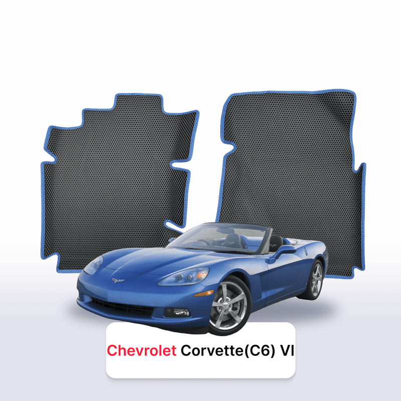 Alfombrillas 3D EVA para Chevrolet Corvette(C6) 6 gen 2004-2014 años DESCAPOTABLE