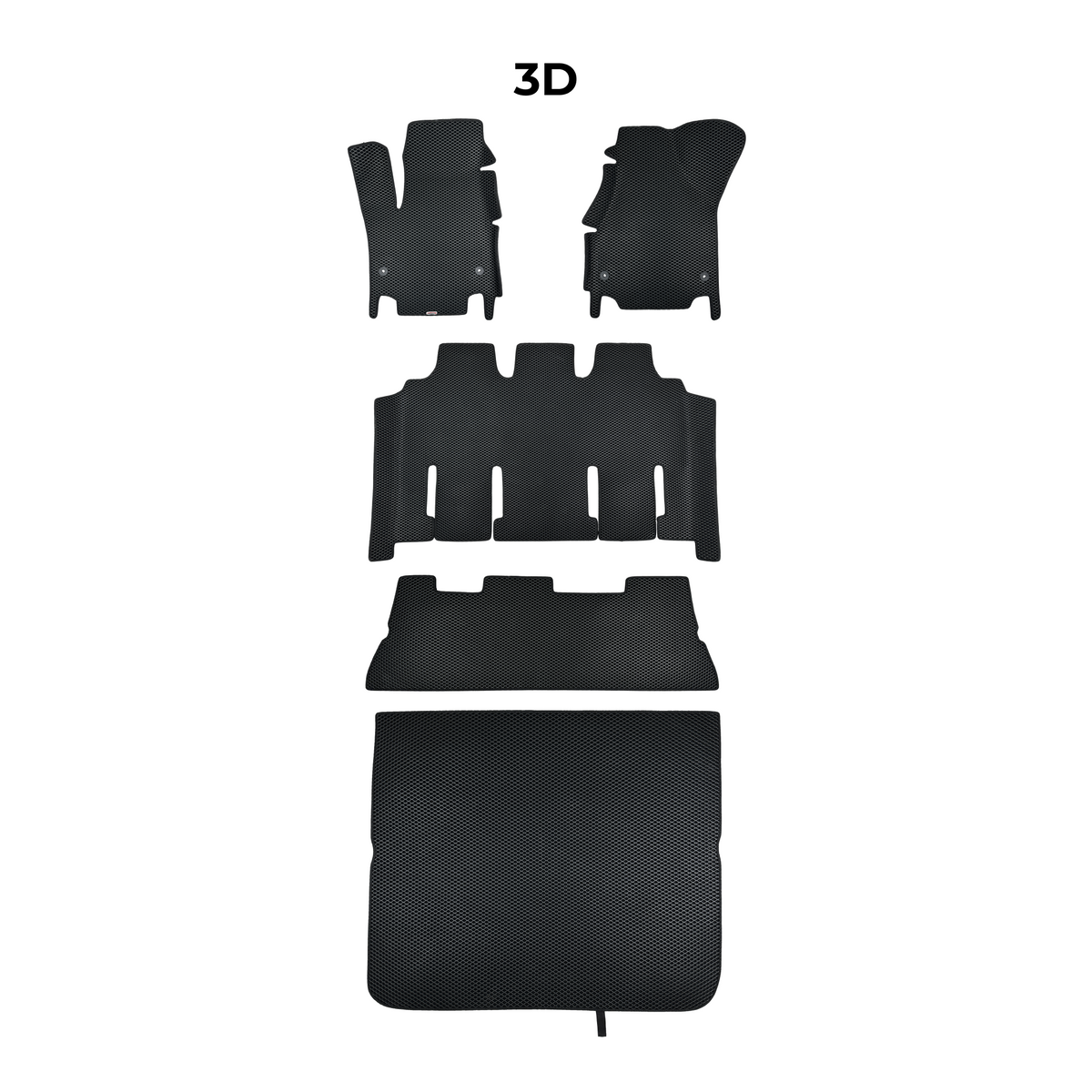 Alfombrillas 3D EVA para Chevrolet Express 1 gen 1995-2002 años MONOVOLUMEN