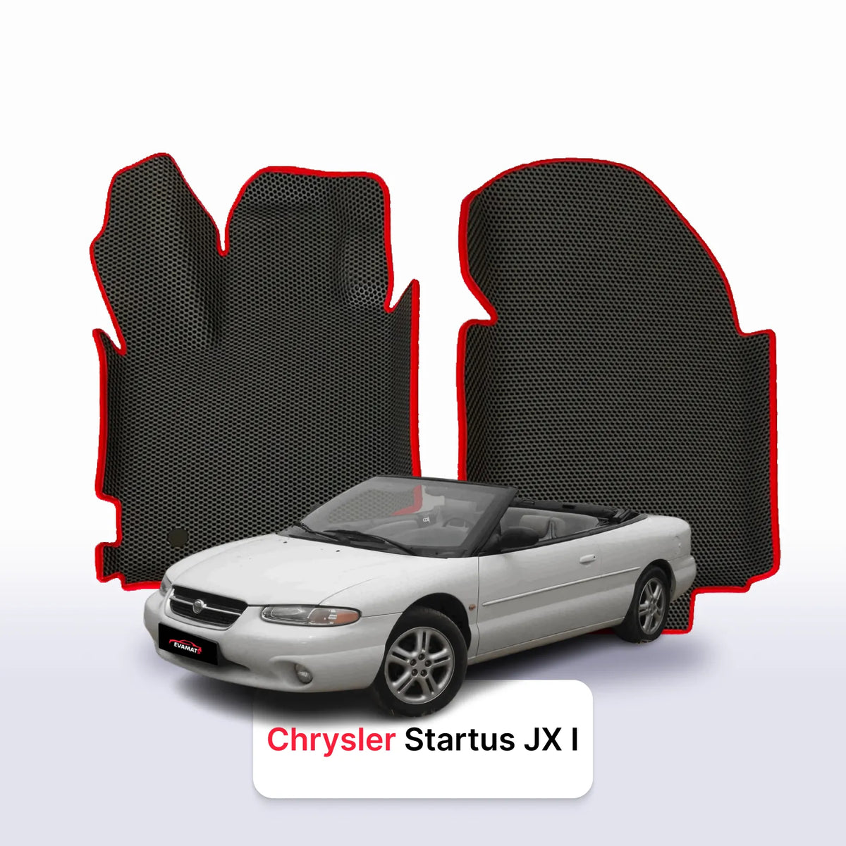 Alfombrillas 3D EVA para Chrysler Stratus JX 1 gen 1994-2000 años DESCAPOTABLE