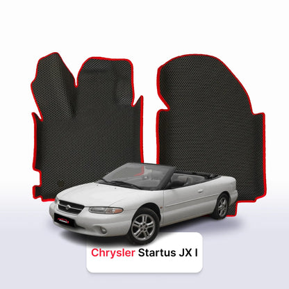 Alfombrillas 3D EVA para Chrysler Stratus JX 1 gen 1994-2000 años DESCAPOTABLE