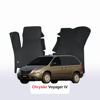 Alfombrillas 3D EVA para Chrysler Voyager 4 gen 2000-2008 años MONOVOLUMEN
