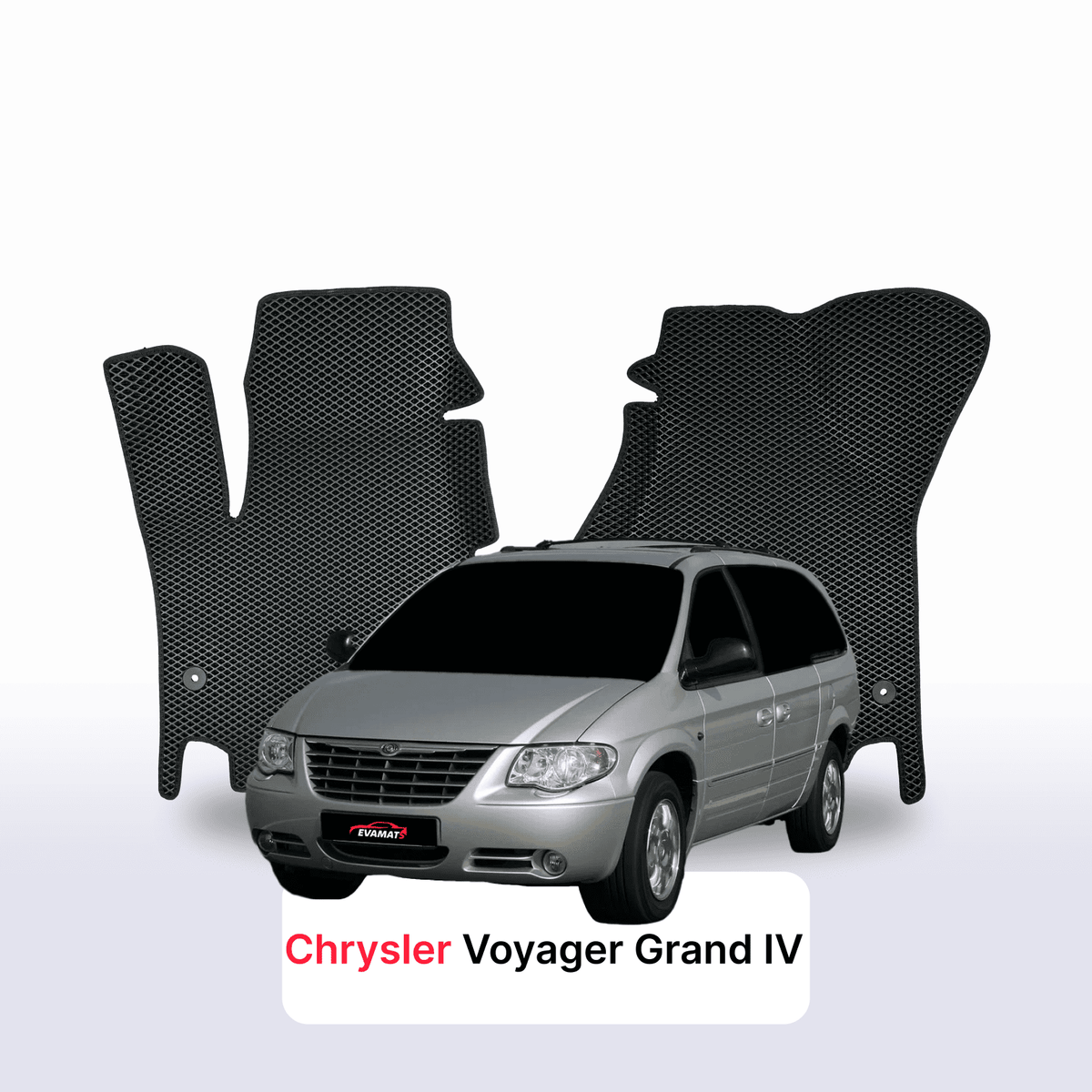 Alfombrillas 3D EVA para Chrysler Grand Voyager 4 gen 2000-2008 años MONOVOLUMEN