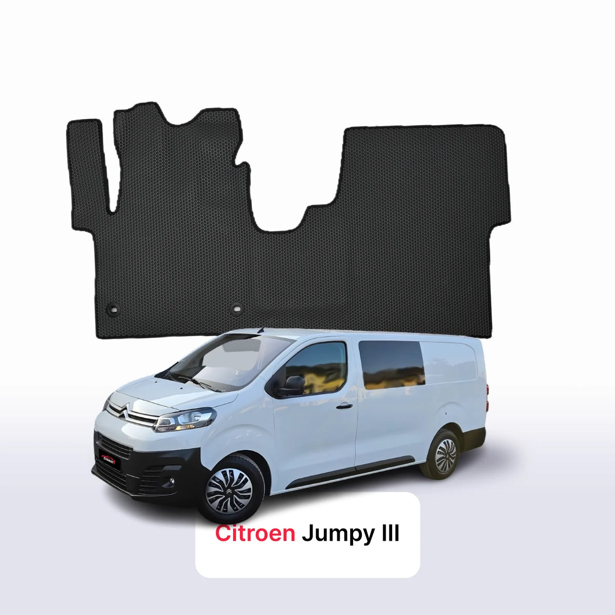 Alfombrillas 3D EVA para Citroen Jumpy 3 gen 2016-2027 años FURGONETA