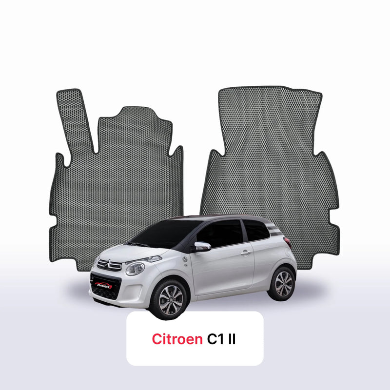Alfombrillas 3D EVA para Citroen C1 2 gen 2014-2022 años HATCHBACK 3 PUERTAS