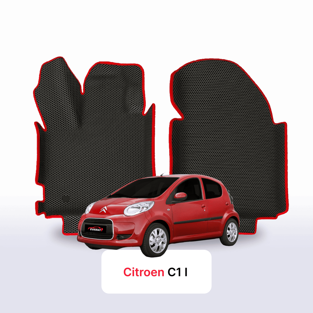 Alfombrillas 3D EVA para Citroen C1 1 gen 2005-2014 años HATCHBACK 5 PUERTAS