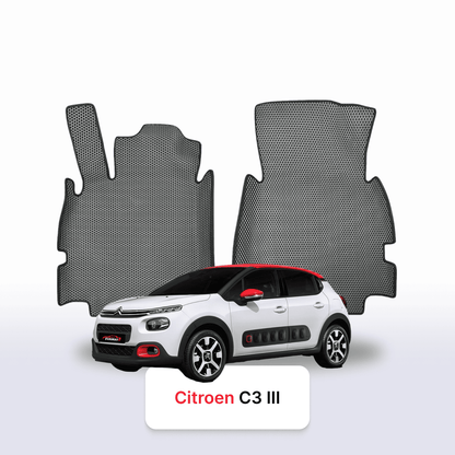 Alfombrillas 3D EVA para Citroen C3 3 gen 2016-2024 años HATCHBACK 5 PUERTAS