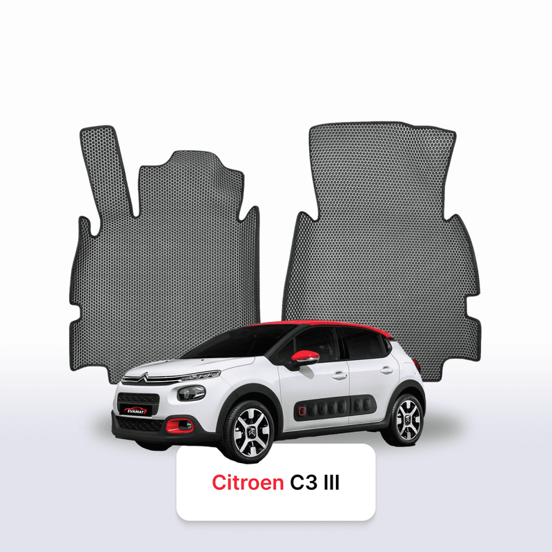 Alfombrillas 3D EVA para Citroen C3 3 gen 2016-2024 años HATCHBACK 5 PUERTAS