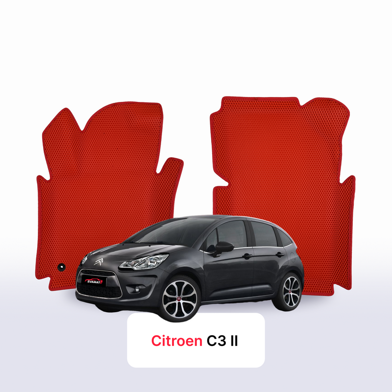 Alfombrillas 3D EVA para Citroen C3 2 gen 2009-2016 años HATCHBACK 5 PUERTAS