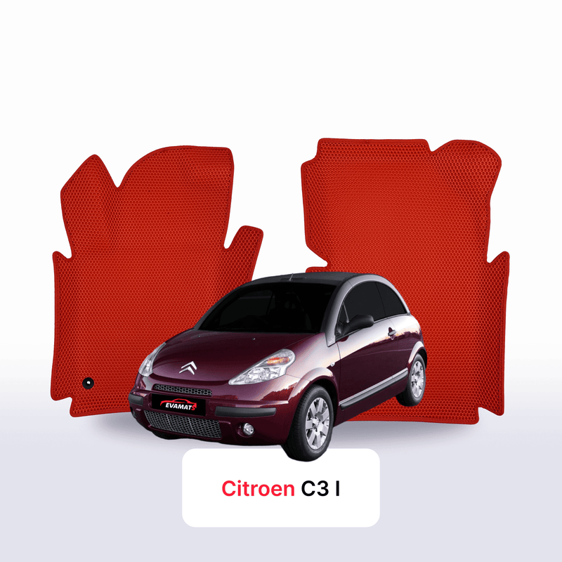 Alfombrillas 3D EVA para Citroen C3 1 gen 2002-2009 años DESCAPOTABLE