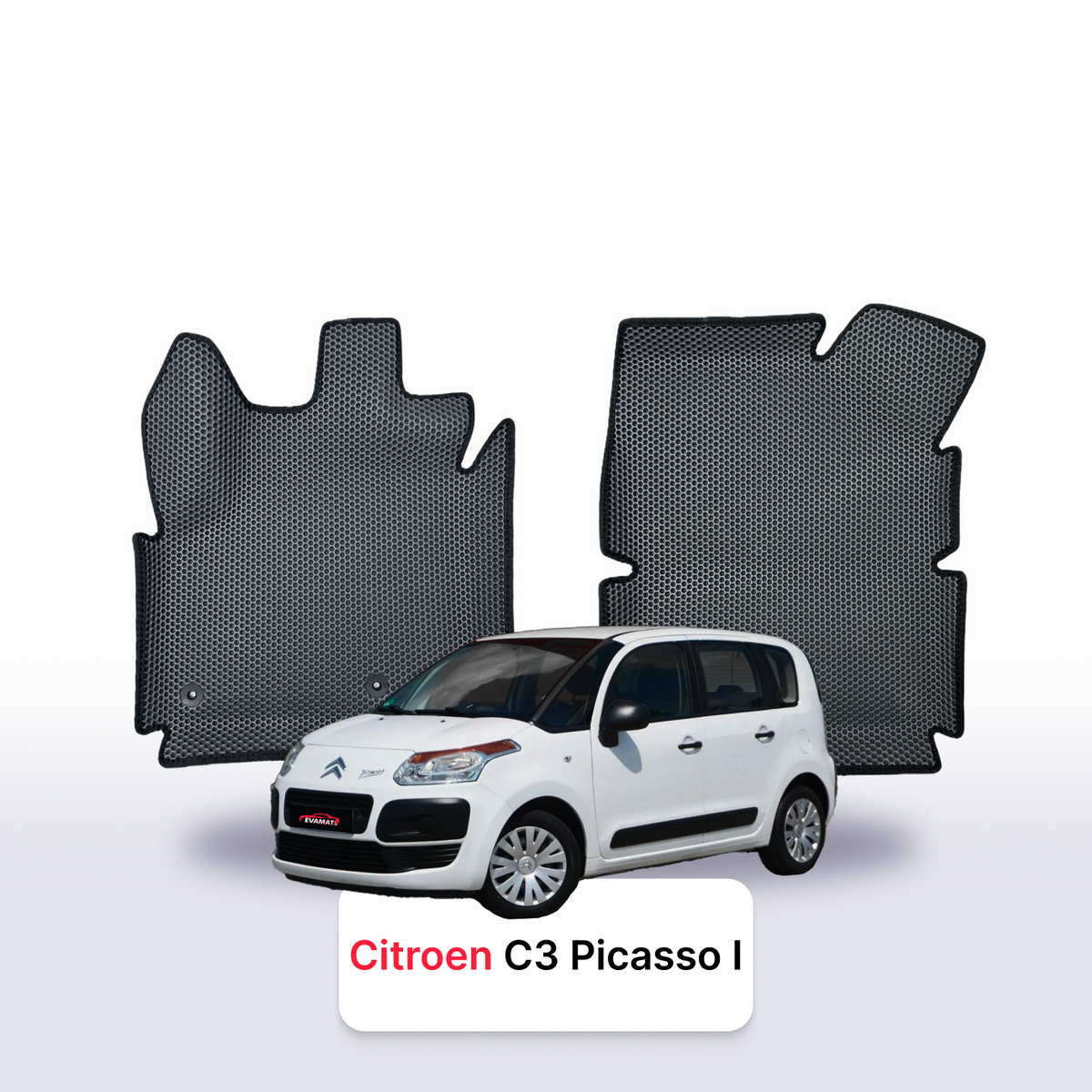 Alfombrillas 3D EVA para Citroen C3 Picasso 1 gen 2009-2017 años MONOVOLUMEN