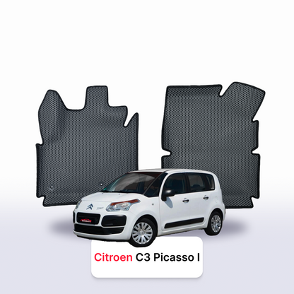 Alfombrillas 3D EVA para Citroen C3 Picasso 1 gen 2009-2017 años MONOVOLUMEN