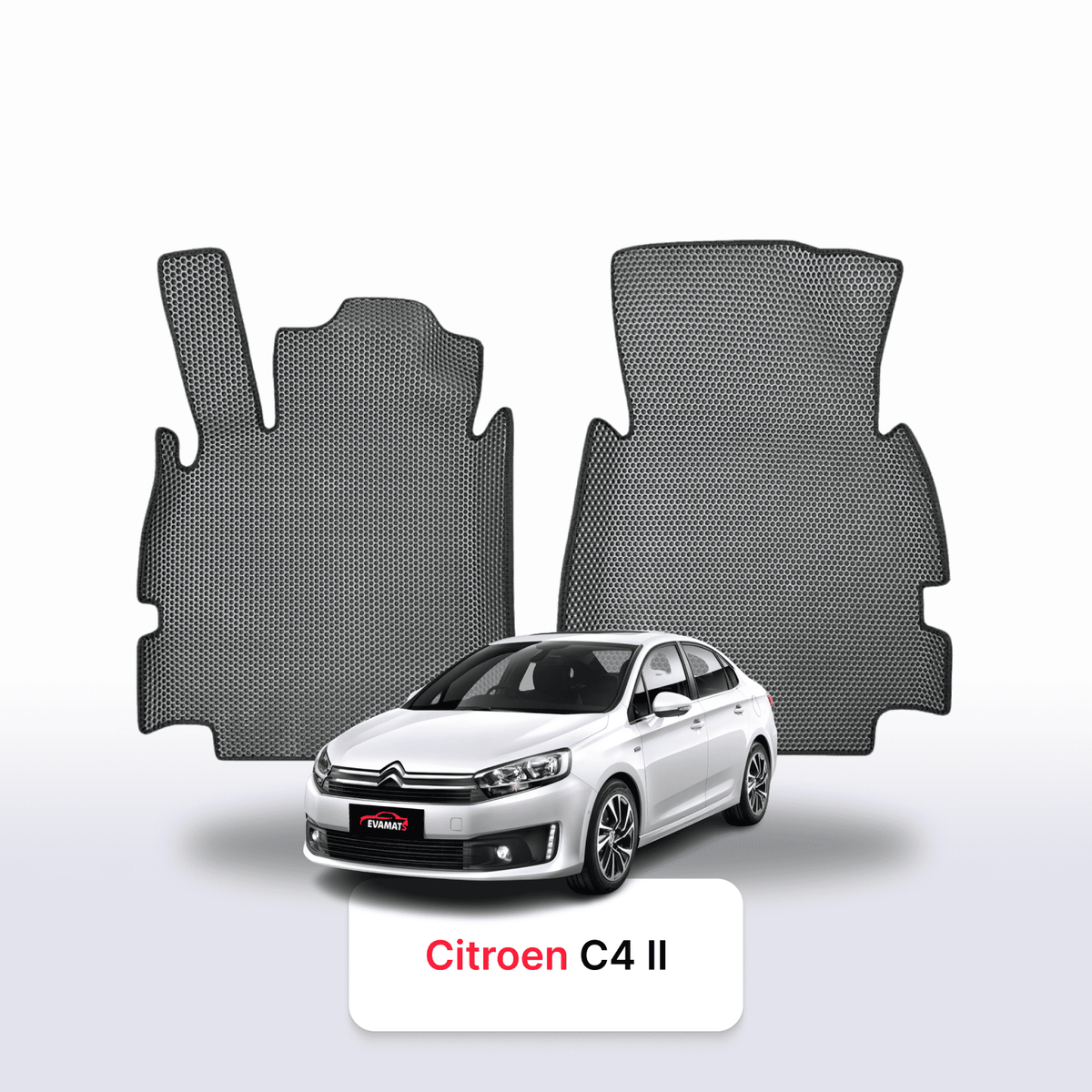 Alfombrillas 3D EVA para Citroen C4 2 gen 2010-2018 años SEDÁN