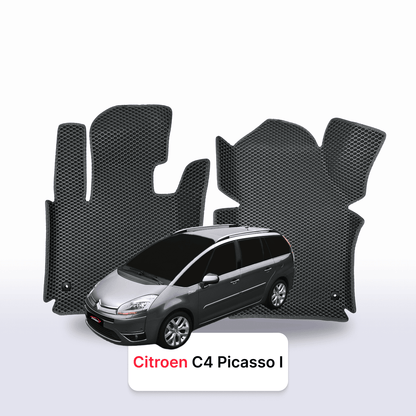 Alfombrillas 3D EVA para Citroen C4 Picasso 1 gen 2006-2013 años MONOVOLUMEN 7 PLAZAS