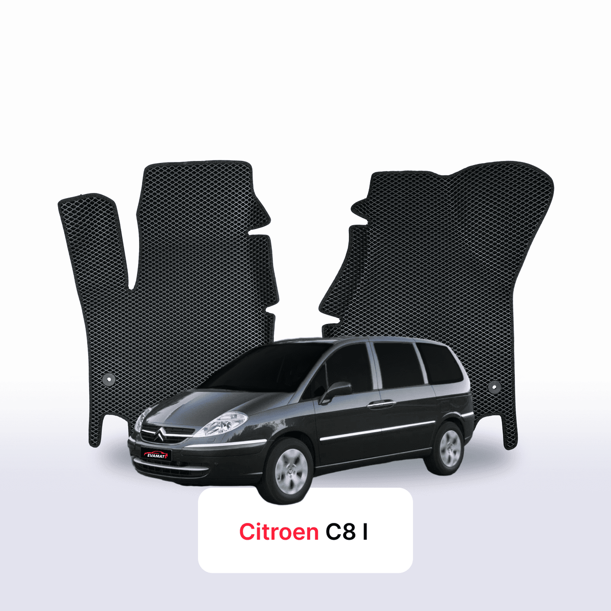 Alfombrillas 3D EVA para Citroen C8 1 gen 2002-2014 años MONOVOLUMEN 7 PLAZAS