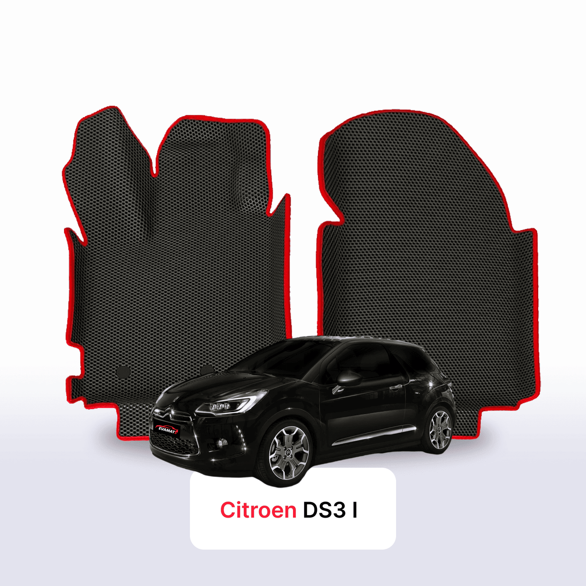 Alfombrillas 3D EVA para Citroen DS3 1 gen 2010-2016 años HATCHBACK 3 PUERTAS