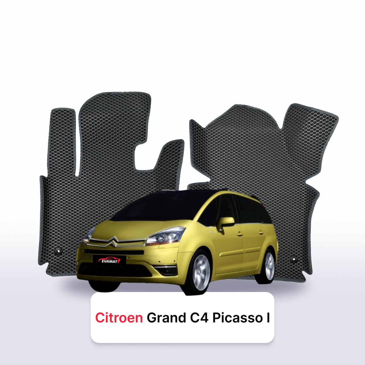 Alfombrillas 3D EVA para Citroen Grand C4 Picasso 1 gen 2006-2013 años MONOVOLUMEN