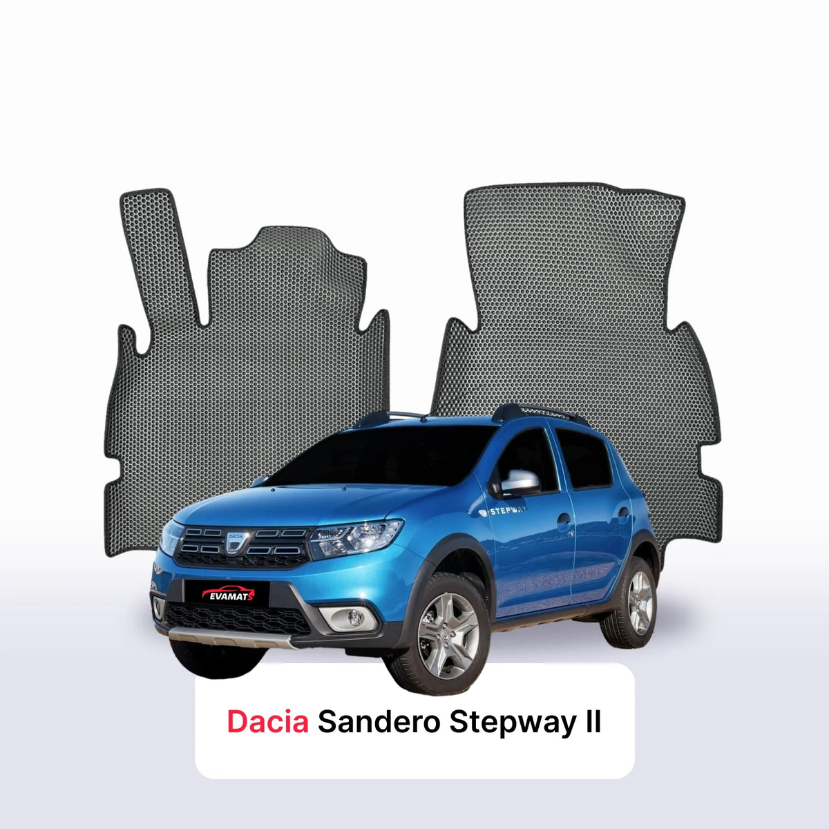 Alfombrillas 3D EVA para Dacia Sandero Stepway 2 gen 2012-2020 años HATCHBACK 5 PUERTAS
