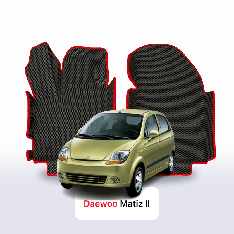 Alfombrillas 3D EVA para Daewoo Matiz 2 gen 2005-2011 años HATCHBACK 5 PUERTAS