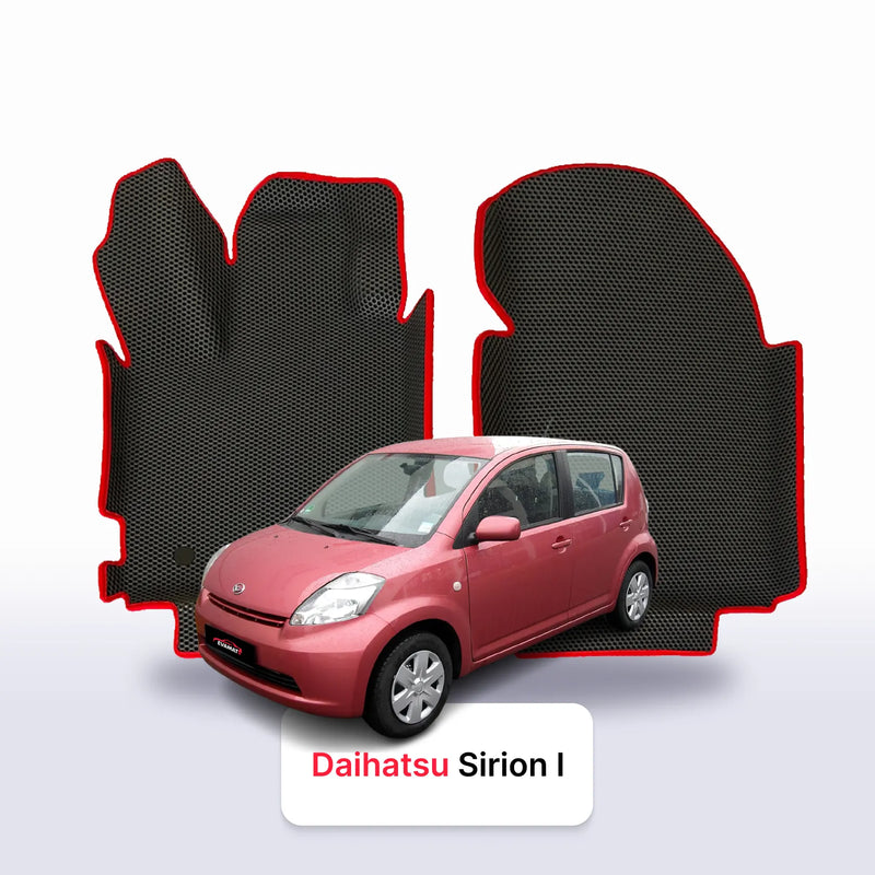Alfombrillas 3D EVA para Daihatsu Sirion 1 gen 2004-2010 años HATCHBACK 5 PUERTAS