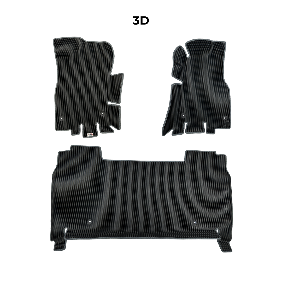 Alfombrillas 3D EVA para Dodge RAM pre-restyling 5 gen 2018-2024 años PICK-UP CABINA DOBLE