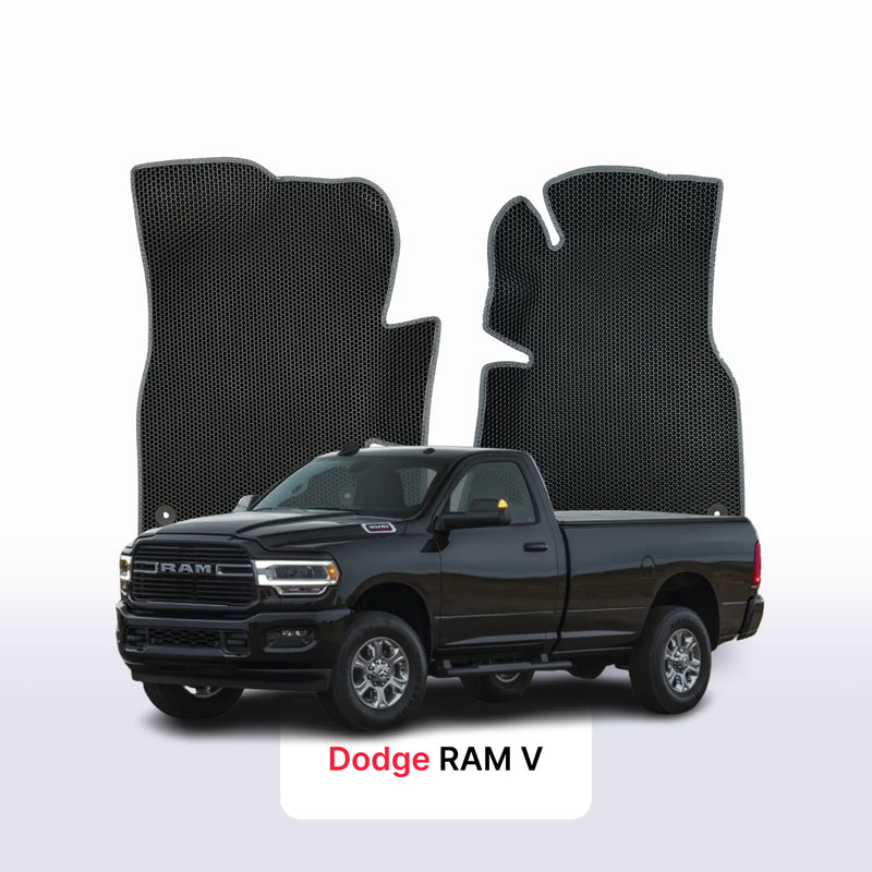 Alfombrillas 3D EVA para Dodge RAM 5 gen 2019-2026 años PICK-UP CABINA SIMPLE