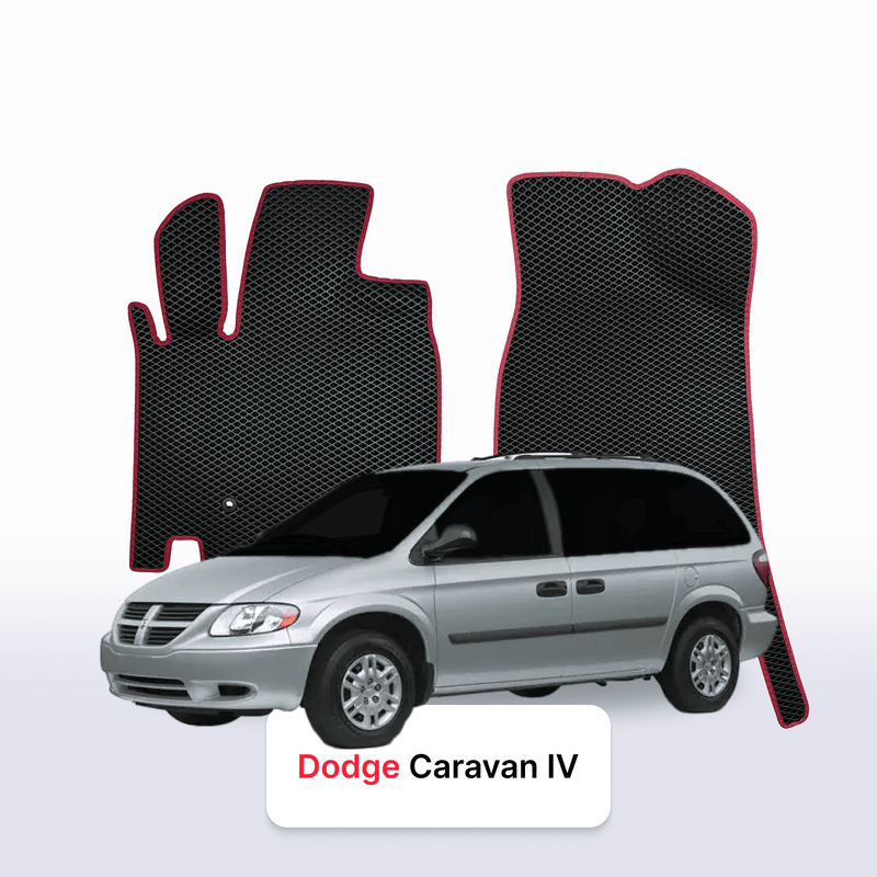 Alfombrillas 3D EVA para Dodge Caravan 4 gen 2000-2007 años MONOVOLUMEN