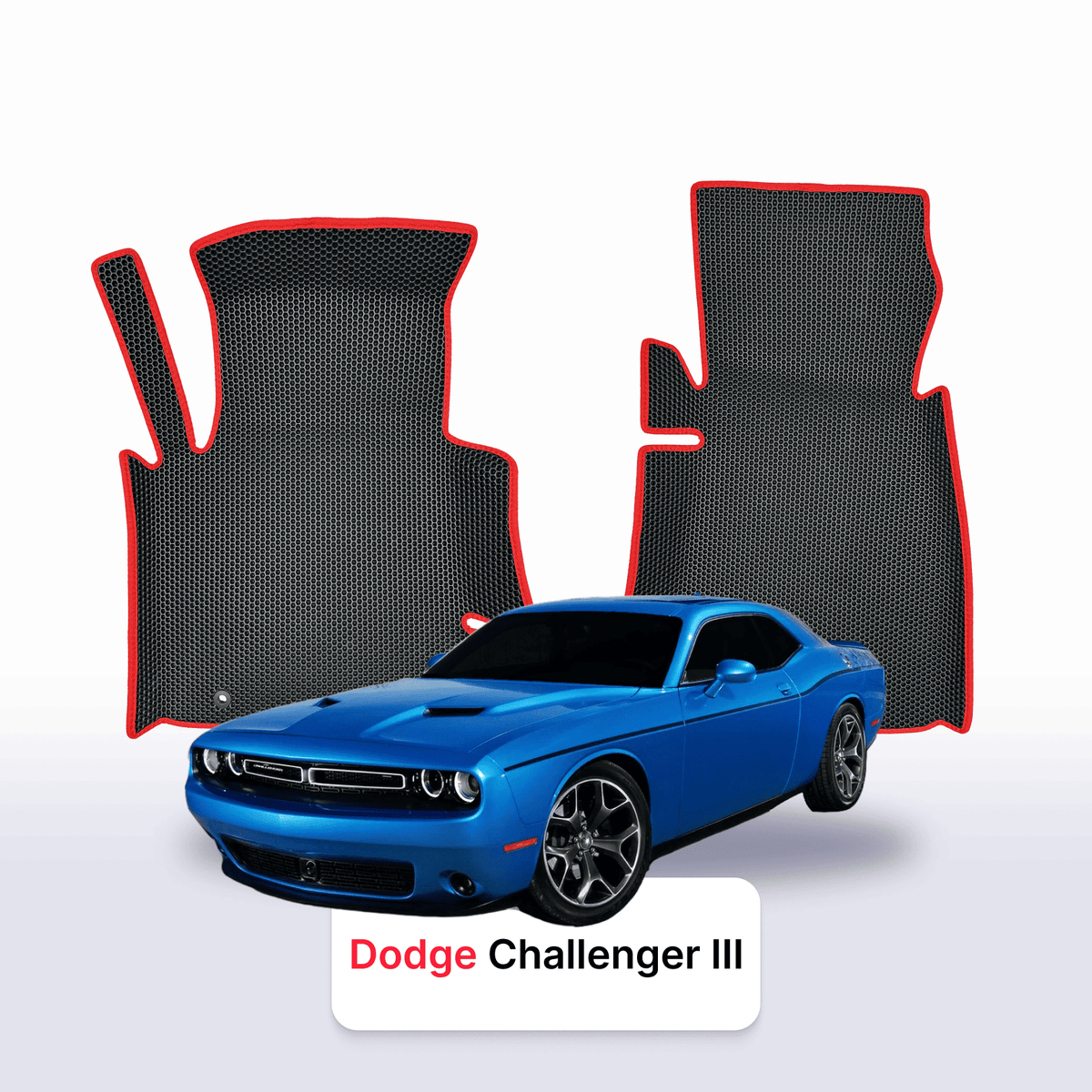 Alfombrillas 3D EVA para Dodge Challenger 3 gen 2008-2023 años COUPÉ