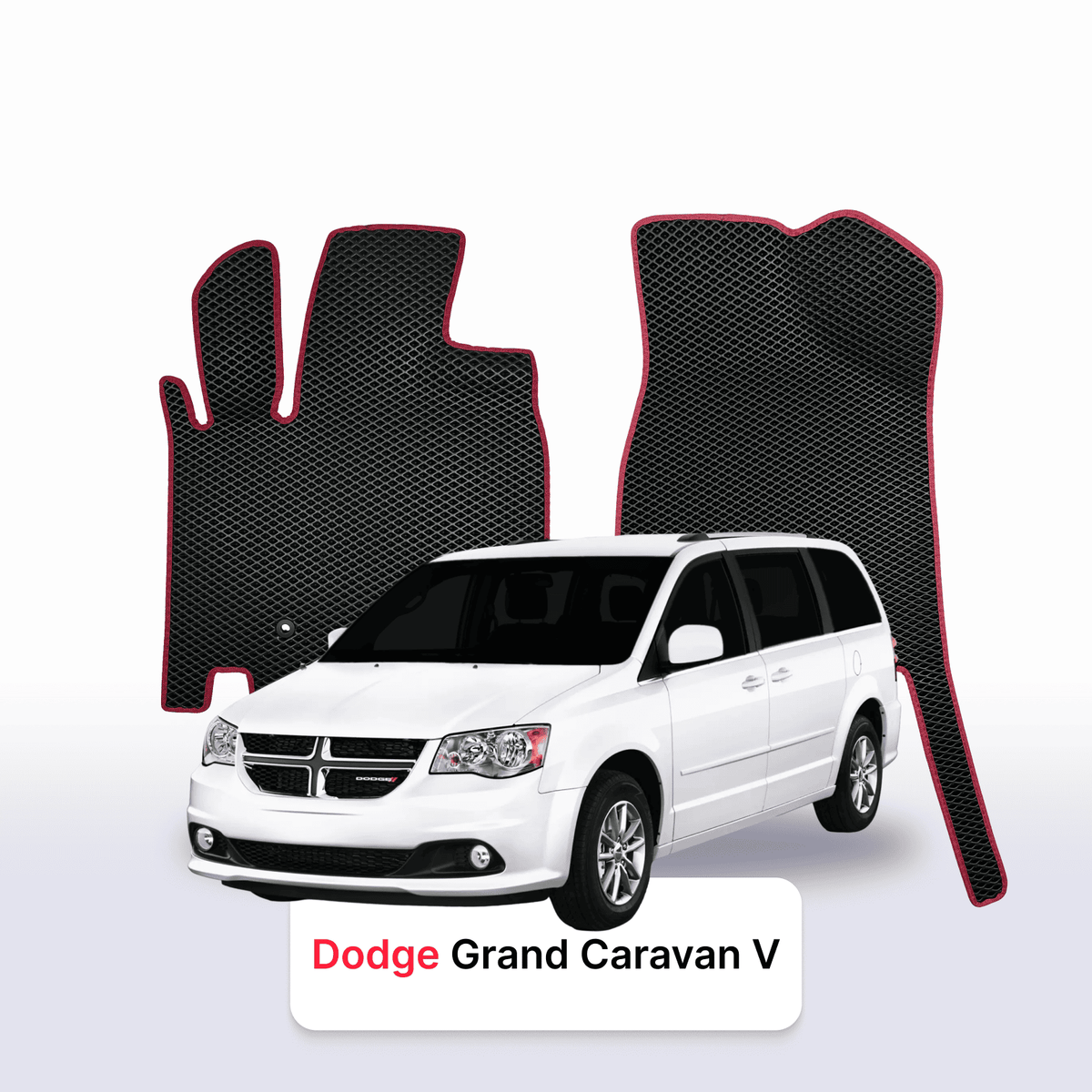 Alfombrillas 3D EVA para Dodge Grand Caravan 5 gen 2007-2020 años MONOVOLUMEN