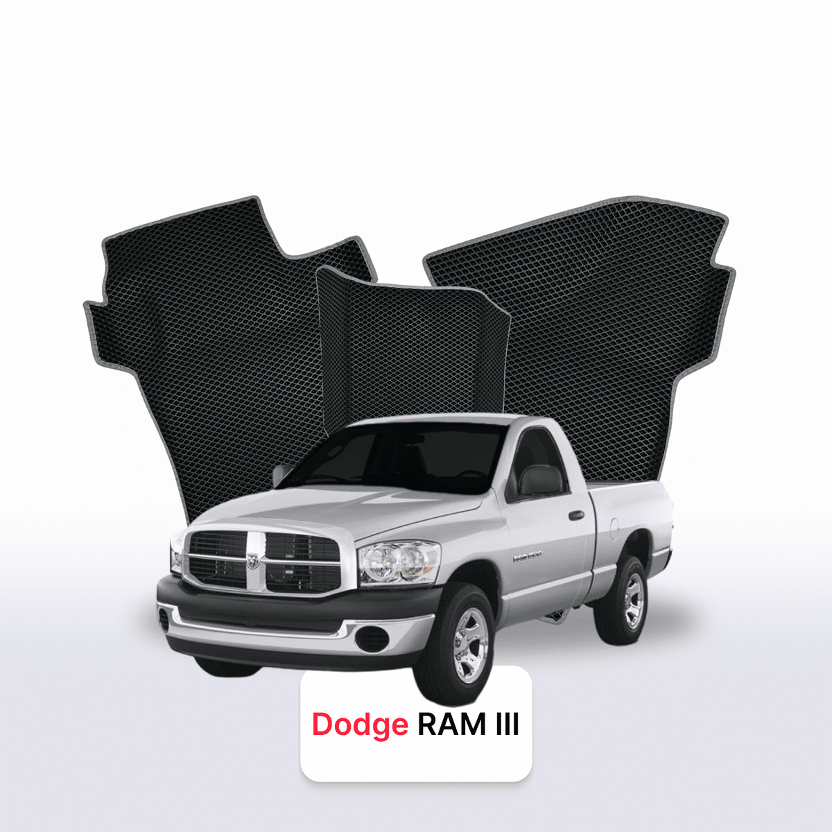 Alfombrillas 3D EVA para Dodge RAM(DRDH) 3 gen 2001-2009 años PICK-UP CABINA SIMPLE