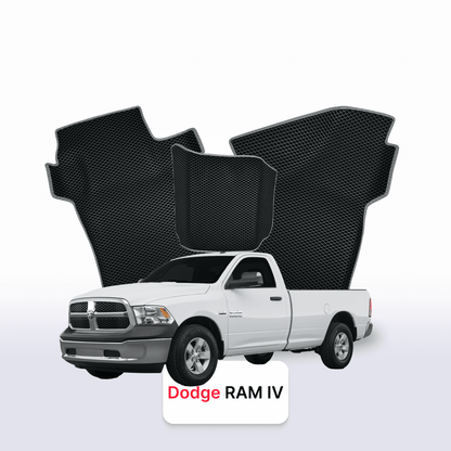 Alfombrillas 3D EVA para Dodge RAM(DSDJ) 4 gen 2009-2019 años PICK-UP CABINA SIMPLE