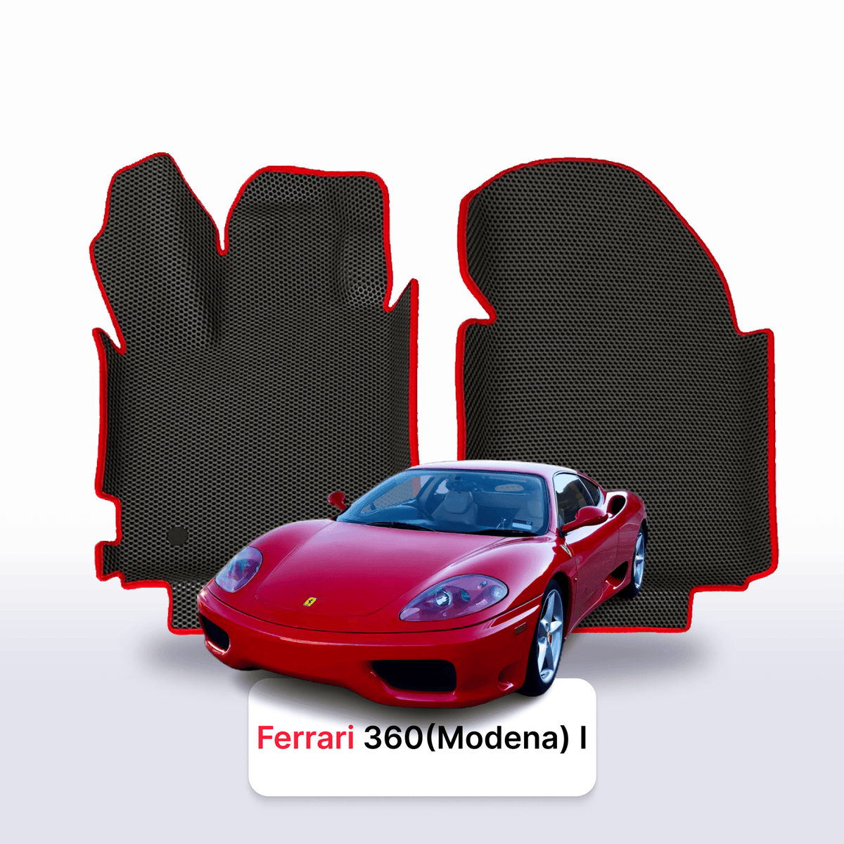 Alfombrillas 3D EVA para Ferrari 360 (Modena) 1 gen 1999-2005 años COUPÉ