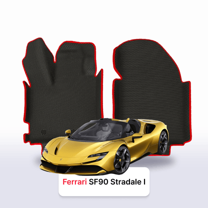 Alfombrillas 3D EVA para Ferrari SF90 Stradale 1 gen 2019-2028 años ROADSTER HÍBRIDO