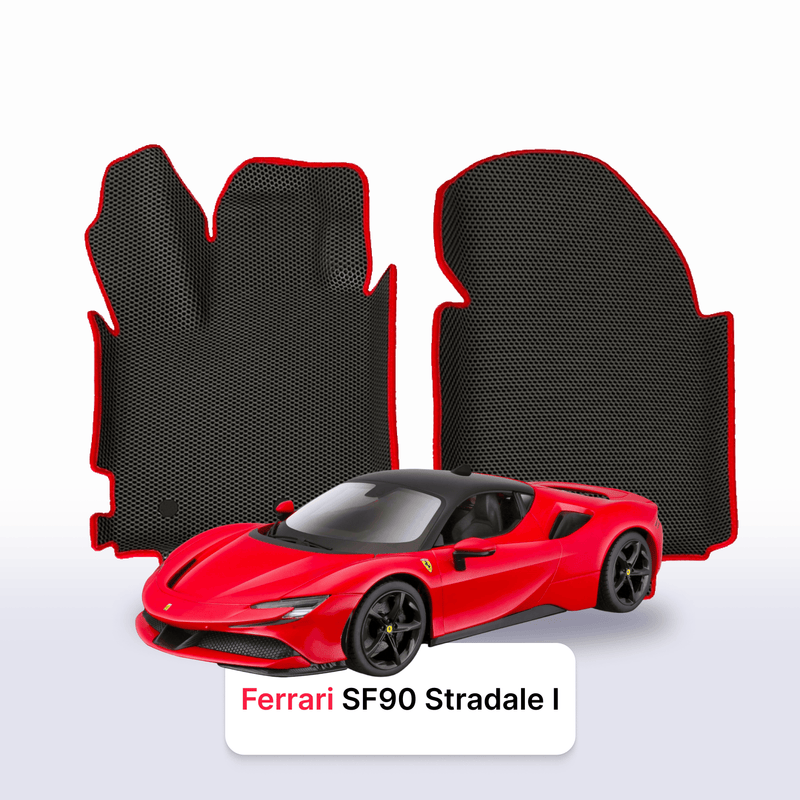 Alfombrillas 3D EVA para Ferrari SF90 Stradale 1 gen 2019-2028 años COUPÉ HÍBRIDO