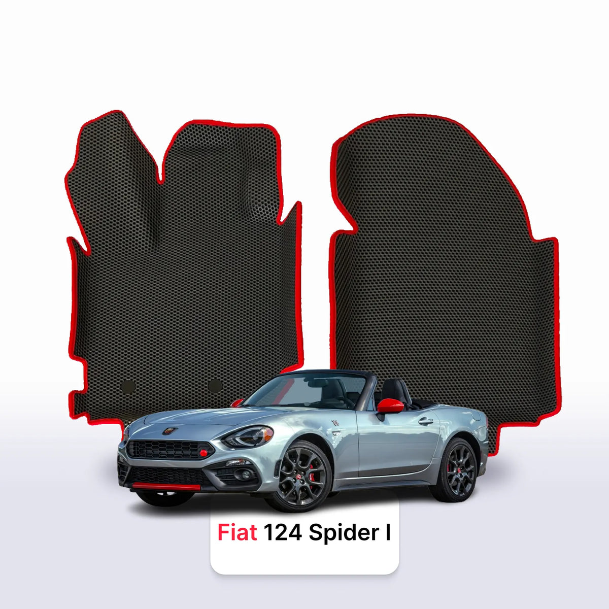 Alfombrillas 3D EVA para Fiat 124 Spider 1 gen 2016-2020 años ROADSTER