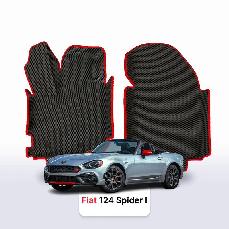 Alfombrillas 3D EVA para Fiat 124 Spider 1 gen 2016-2020 años ROADSTER