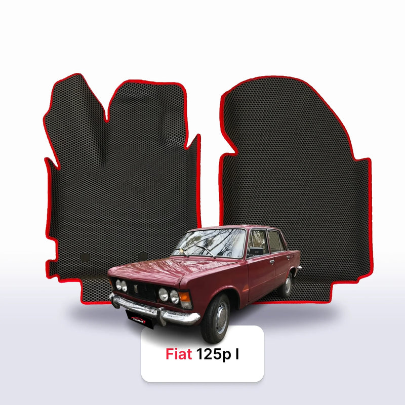 Alfombrillas 3D EVA para Fiat 125p 1 gen 1967-1991 años SEDÁN