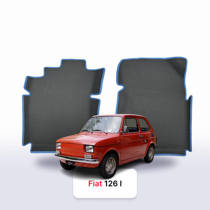 Alfombrillas 3D EVA para Fiat 126 1 gen 1972-2000 años HATCHBACK 3 PUERTAS