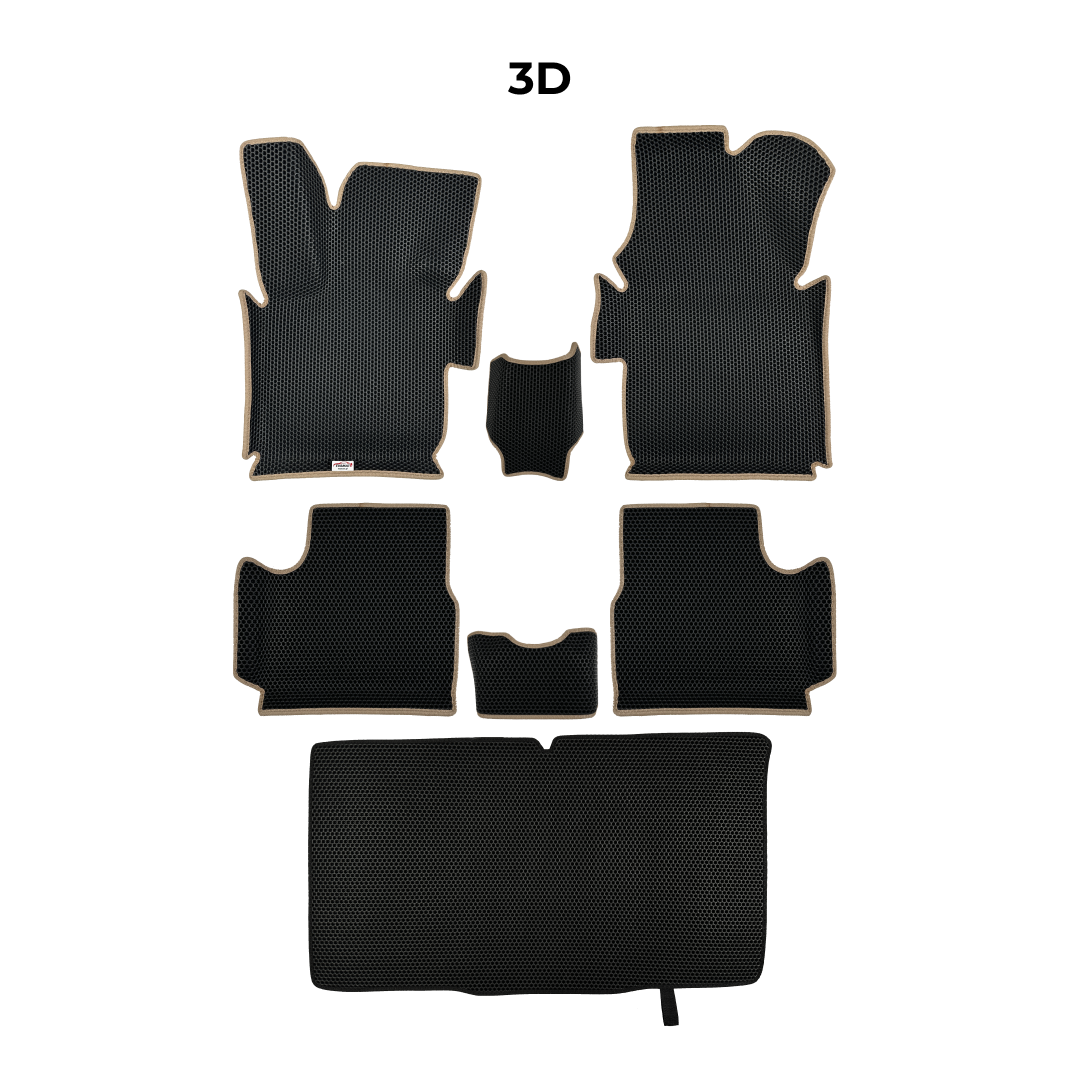 Alfombrillas 3D EVA para Fiat 500e 1 gen 2013-2019 años HATCHBACK ELÉCTRICO 3 PUERTAS