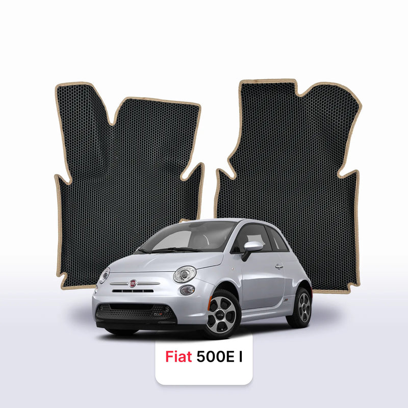 Alfombrillas 3D EVA para Fiat 500e 1 gen 2013-2019 años HATCHBACK ELÉCTRICO 3 PUERTAS