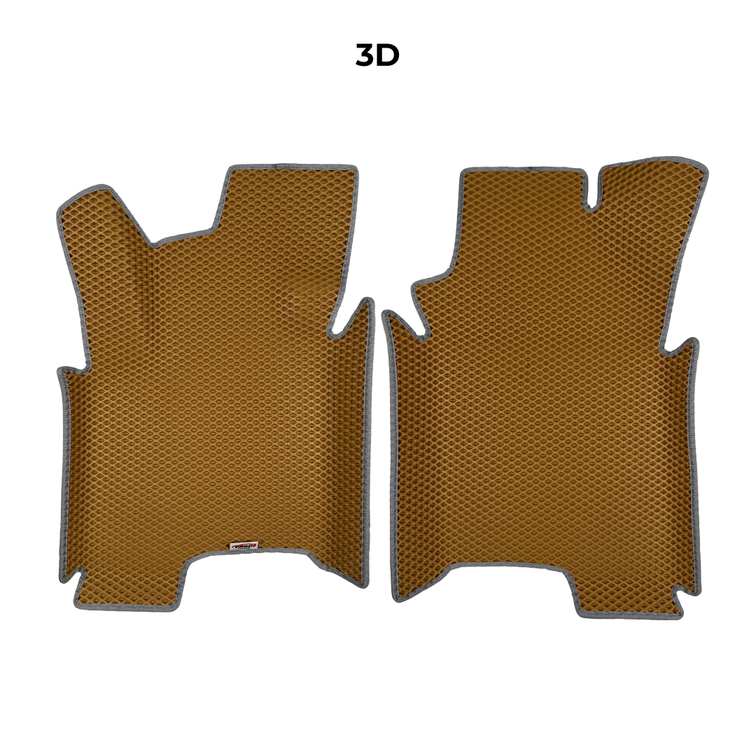 Alfombrillas 3D EVA para Fiat Panda 3 gen 2011-2028 años HATCHBACK 5 PUERTAS