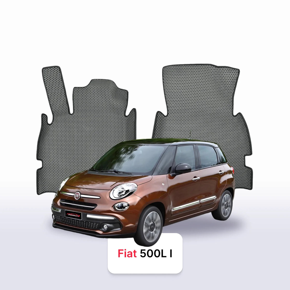 Alfombrillas 3D EVA para Fiat 500L 1 gen 2012-2022 años MONOVOLUMEN