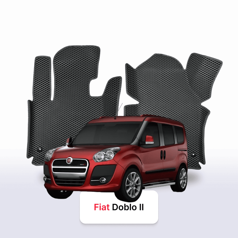 Alfombrillas 3D EVA para Fiat Doblo 2 gen 2010-2022 años MAXI MONOVOLUMEN