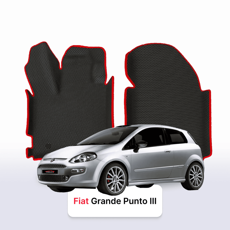 Alfombrillas 3D EVA para Fiat Grande Punto 3 gen 2005-2012 años HATCHBACK 3 PUERTAS