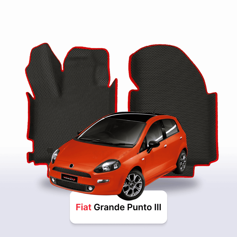Alfombrillas 3D EVA para Fiat Grande Punto 3 gen 2005-2012 años HATCHBACK 5 PUERTAS