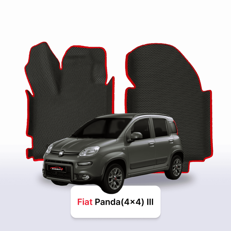 Alfombrillas 3D EVA para Fiat Panda(4x4) 3 gen 2011-2025 años HATCHBACK 5 PUERTAS