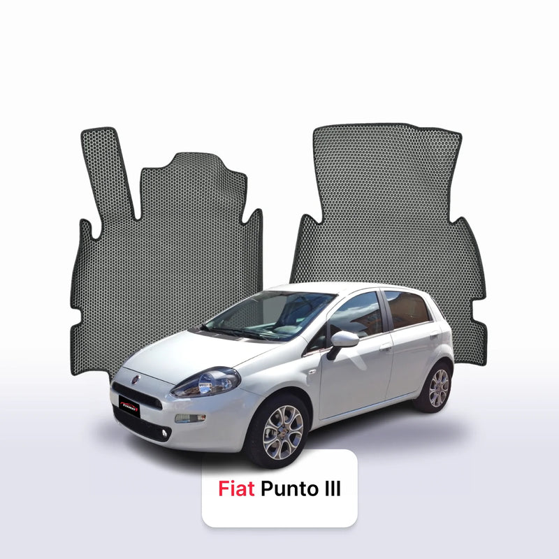 Alfombrillas 3D EVA para Fiat Punto 3 gen 2012-2018 años HATCHBACK 5 PUERTAS