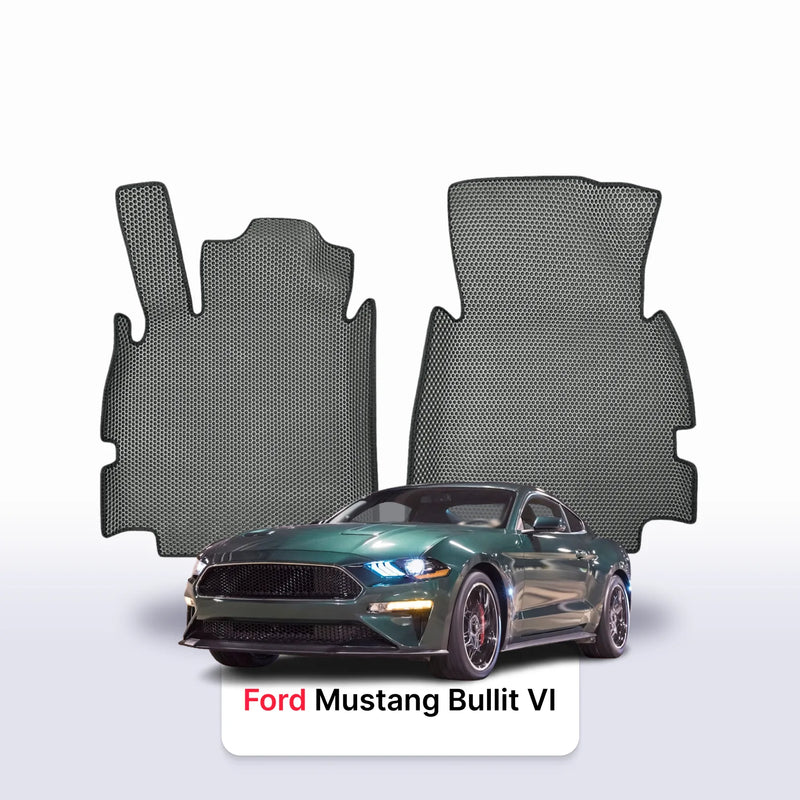 Alfombrillas 3D EVA para Ford Mustang Bullit VI gen 2018-2023 años COUPÉ