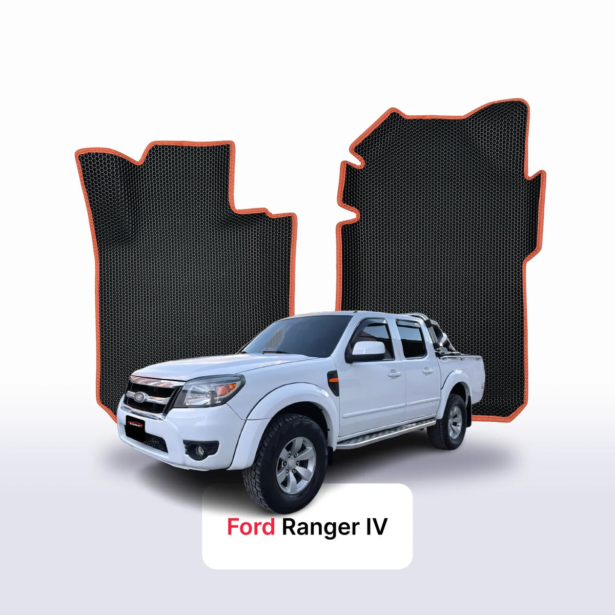 Alfombrillas 3D EVA para Ford Ranger 4 gen 2006-2011 años PICK-UP CABINA DOBLE
