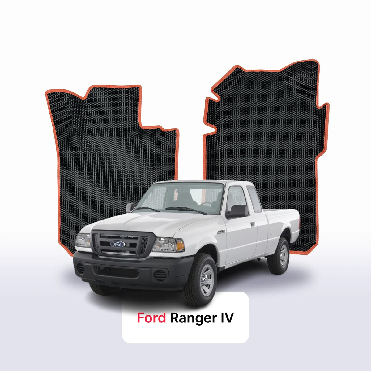 Alfombrillas 3D EVA para Ford Ranger 4 gen 2006-2011 años PICK-UP CABINA EXTENDIDA