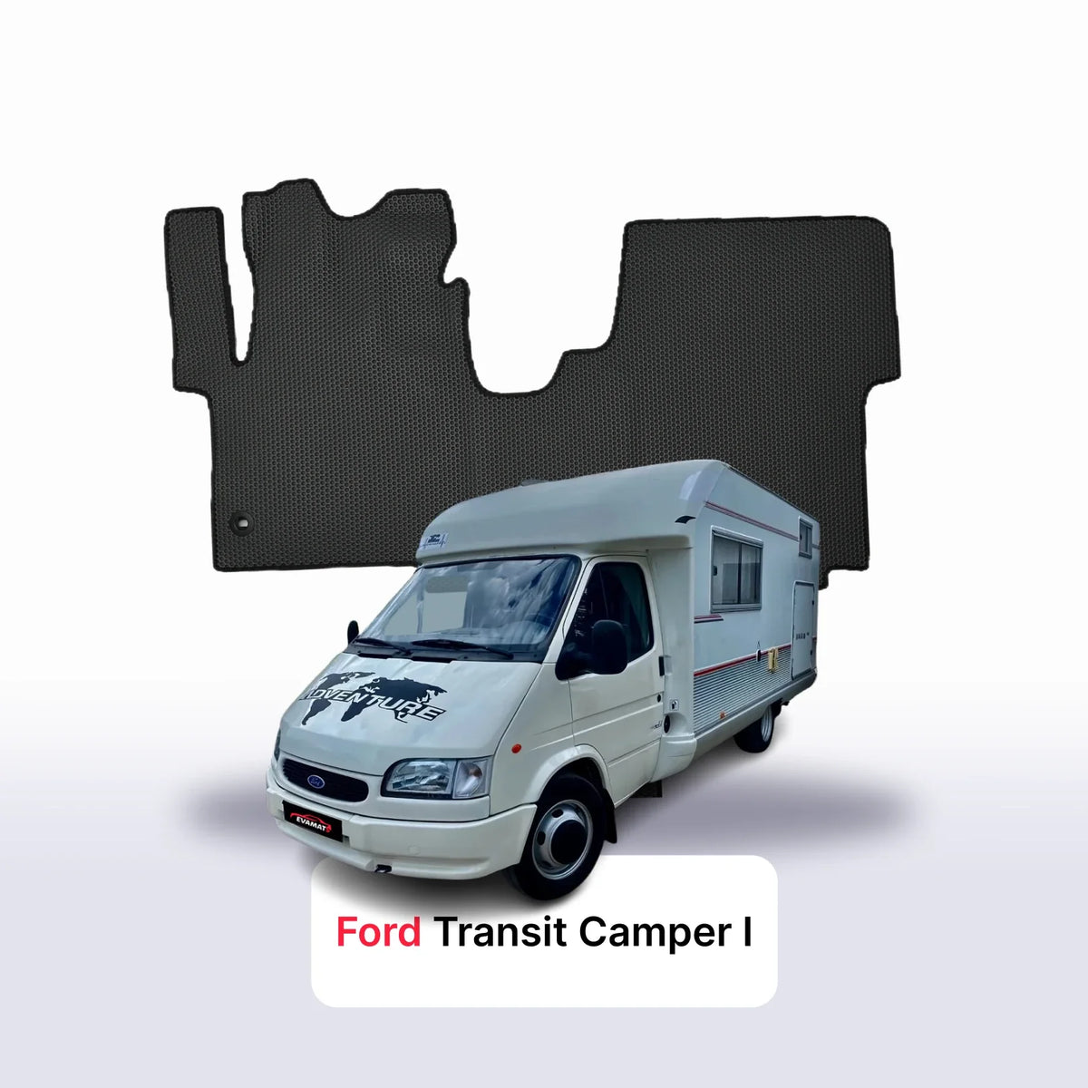 Alfombrillas 3D EVA para Ford Transit Camper 1 gen 1986-2003 años AUTOCARAVANA